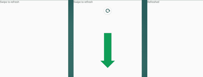 Swipe Down to Refresh in Android